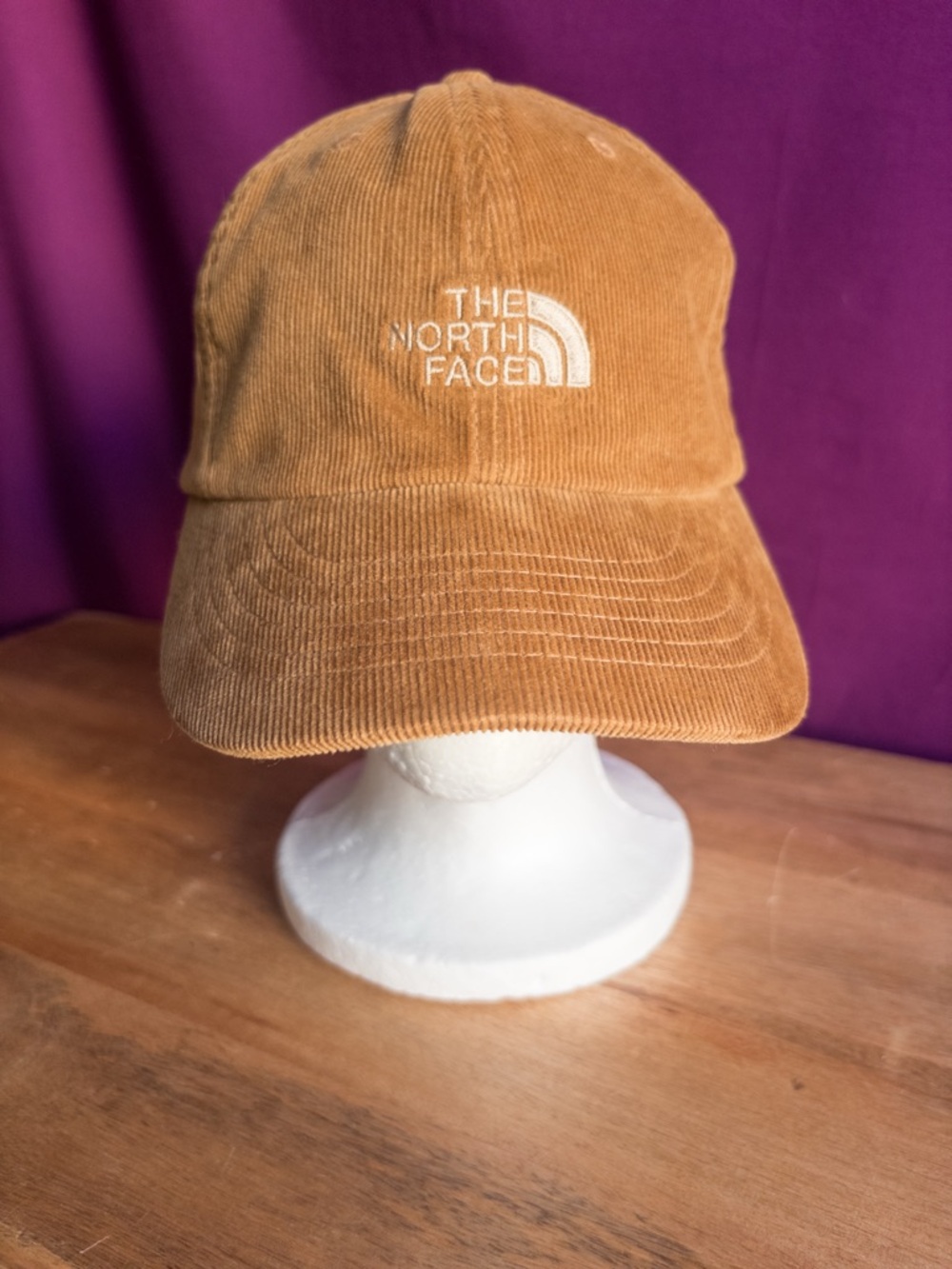 The North Face Corduroy Hat Orange Snapback Dad Cap Outdoor Men